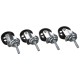 Ruote piroettanti per cric del cambio SX TRANSMISSION JACK 0,5T, 4 pz - ricambio
