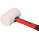 Mazza in gomma TPR HAMMER 220, bianca, 220 g, 285 mm