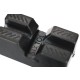 Piastra in gomma per supporto auto MECHANIC CAR STAND PRO 6T, 102×47×50 mm