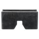 Piastra in gomma per supporto auto MECHANIC CAR STAND PRO 6T, 102×47×50 mm
