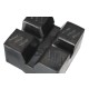 Piastra in gomma per sollevatore auto SX JACK SUV 2,5T, 62×62×44 mm