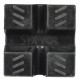 Piastra in gomma per sollevatore auto SX JACK SUV 2,5T, 62×62×44 mm