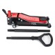 Cric idraulico mobile heavy-duty 3T a basso profilo con pedale SX JACK PEDAL 3T BLACK