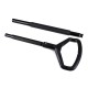 Cric idraulico mobile heavy-duty 3T a basso profilo con pedale SX JACK PEDAL 3T BLACK