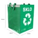 Borse per raccolta differenziata SORT EASY 4 METAL, 30x30x40cm, 4x36l, 4 pezzi