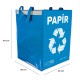 Borsa per raccolta differenziata SORT EASY PAPER, 30x30x40cm, 36l