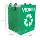 Borse per raccolta differenziata SORT EASY 3 BASIC ES, 30x30x40 cm, 3 x 36 l, 3 pezzi