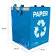Borsa per raccolta differenziata SORT EASY PAPER EN, 30x30x40 cm, 36 l