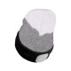 Berretto con torcia frontale 180 lm, ricaricabile, USB, taglia unica, cotone/PE, nero/grigio/bianco