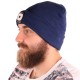 Cappello con torcia frontale 180 lm, ricaricabile, USB, taglia universale, cotone/PE, blu
