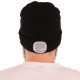 Berretto con torcia frontale 180 lm, ricaricabile, USB, taglia unica, cotone/PE, nero