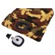 Cappello con lampada frontale 180 lm, ricaricabile, USB, taglia unica, cotone/PE, mimetico