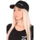 Cappellino con luce LED B-CAP 25 lm, ricaricabile, USB, taglia unica, nero