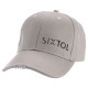 Cappellino con visiera con luce LED B-CAP 25lm, ricaricabile, USB, taglia unica, grigio
