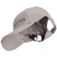 Cappellino con visiera con luce LED B-CAP 25lm, ricaricabile, USB, taglia unica, grigio