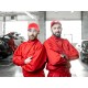 Cappellino con visiera con luce LED B-CAP 25lm, ricaricabile, USB, taglia unica, rosso