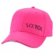 Cappellino con visiera con luce LED B-CAP 25lm, ricaricabile, USB, taglia unica, rosa