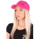 Cappellino con visiera con luce LED B-CAP 25lm, ricaricabile, USB, taglia unica, rosa