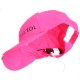 Cappellino con visiera con luce LED B-CAP 25lm, ricaricabile, USB, taglia unica, rosa