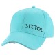 Cappellino con visiera con luce LED B-CAP 25lm, ricaricabile, USB, taglia unica, turchese