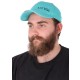 Cappellino con visiera con luce LED B-CAP 25lm, ricaricabile, USB, taglia unica, turchese