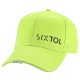 Cappellino con visiera e luce LED B-CAP 25 lm, ricaricabile, USB, taglia unica, verde fluorescente
