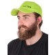 Cappellino con visiera e luce LED B-CAP 25 lm, ricaricabile, USB, taglia unica, verde fluorescente