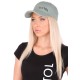 Cappellino con visiera con luce LED B-CAP 25lm, ricaricabile, USB, taglia unica, verde
