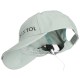 Cappellino con visiera con luce LED B-CAP 25lm, ricaricabile, USB, taglia unica, verde