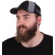 Cappellino riflettente con luce LED B-CAP SAFETY 25 lm, ricaricabile, USB, taglia unica, nero