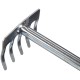 Rastrellino a mano, lunghezza 290 mm, impugnatura ergonomica