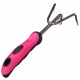 Coltivatore manuale GARDEN PINK ONE, acciaio inossidabile, 28 cm