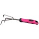 Coltivatore manuale GARDEN PINK ONE, acciaio inossidabile, 28 cm