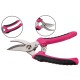 Forbici da giardino GARDEN PINK ONE, acciaio inossidabile, 20 cm