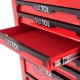 Carrello da officina per attrezzi MECHANIC TROLLEY KEVIN RED, 7 cassetti