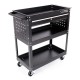 Carrello porta attrezzi MECHANIC TROLLEY ROGER DRAWER, 3 ripiani + 1 cassetto