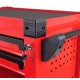 Carrello porta attrezzi MECHANIC TROLLEY KEVIN RED 195, 7 cassetti, 195 pezzi di attrezzi