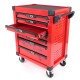Carrello porta attrezzi MECHANIC TROLLEY KEVIN RED 253, 7 cassetti, 253 pezzi di attrezzi
