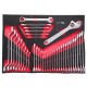 Carrello portaattrezzi MECHANIC TROLLEY KEVIN RED 274, 7 cassetti, 274 attrezzi