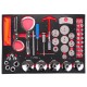 Carrello portaattrezzi MECHANIC TROLLEY KEVIN RED 326, 7 cassetti, 326 attrezzi