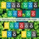 Borsa per raccolta differenziata SORT EASY GLASS, 30x30x40cm, 36l