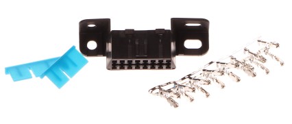 Presa OBD2 femmina senza pin montati, 16 pin liberi