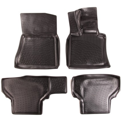 Tappetini in gomma BMW X6 (E71) (08-14) (3D)
