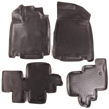 Tappetini in gomma Nissan Pathfinder IV (R52) (12-)  (3D)