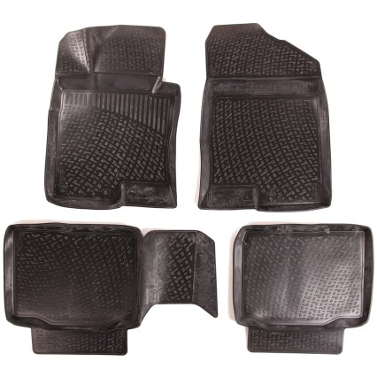Tappetini in gomma Kia Optima III Sedan (K5) (TF) (10-)  (3D)