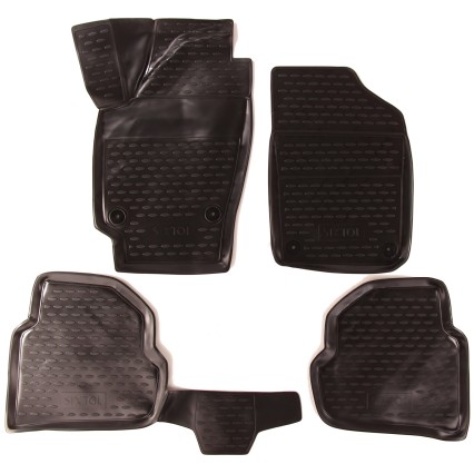 3D Tappetini in gomma VOLKSWAGEN Polo, 2010->, berlina