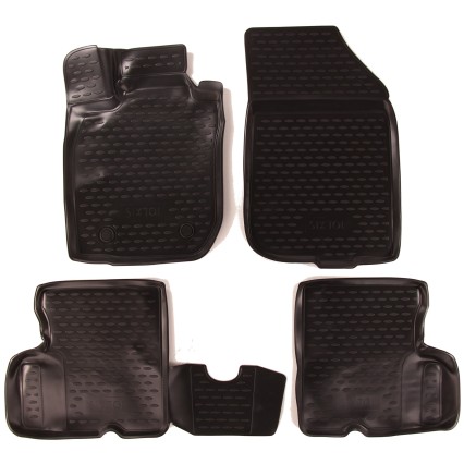 3D Tappetini in gomma RENAULT Duster 2WD, 2011-2015