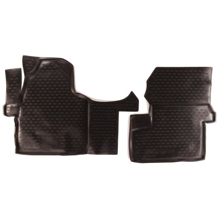 Tappetini in gomma VOLKSWAGEN Crafter 10/2008->, 2 pezzi