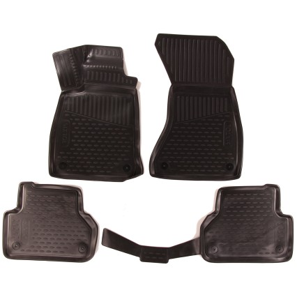3D Tappetini in gomma AUDI A5, 03/2016->, 4WD, Europa
