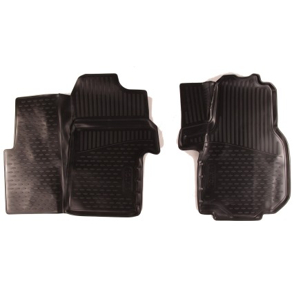 Tappetini in gomma 3D per VOLKSWAGEN Crafter, 2017->, furgone, Europa, set da 2